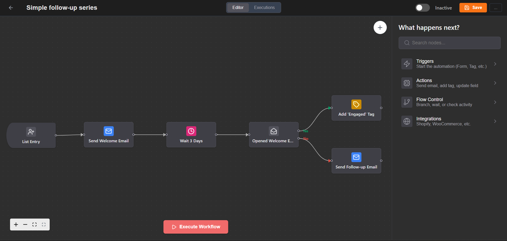 SESPilot Automation Canvas